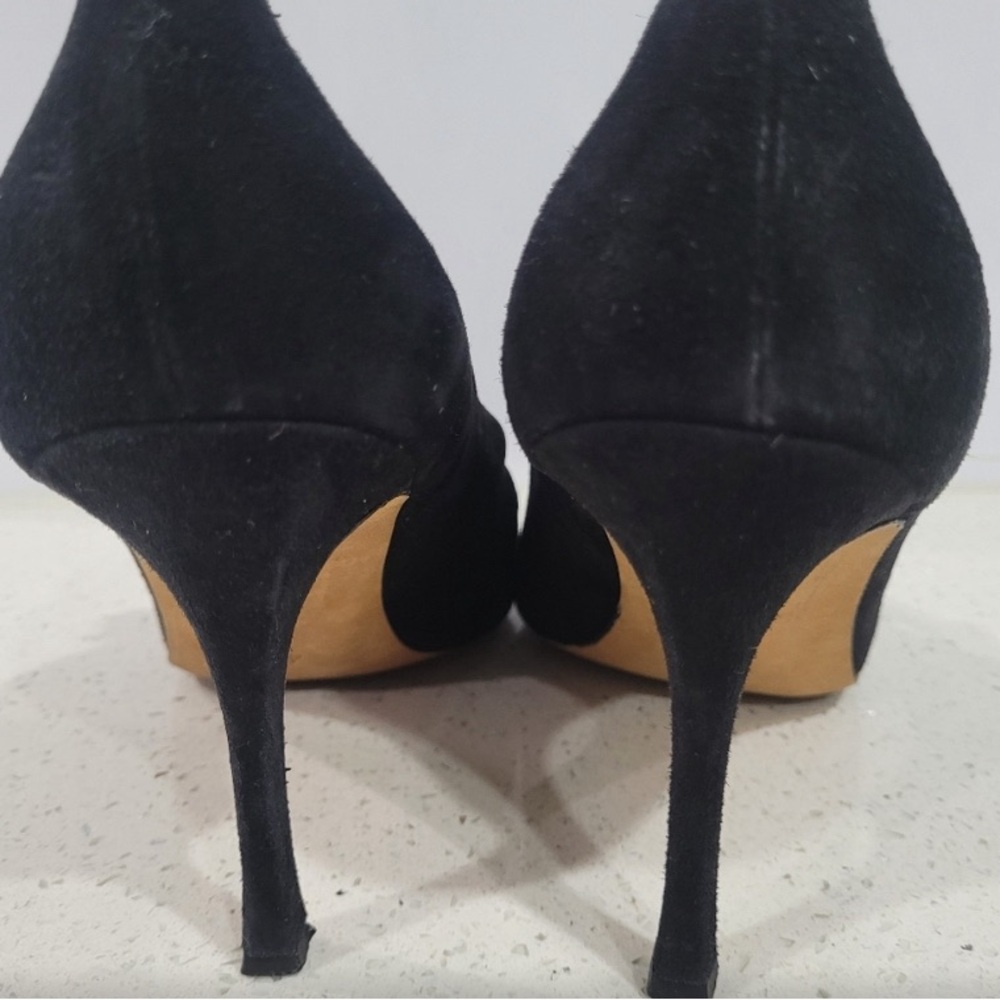 Manolo blahnik suede black,  size 40 - Picture 2 of 9